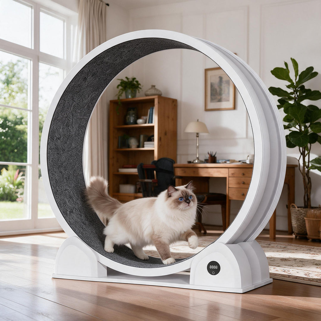 Silent Cat Exercise Wheel With Pedometer