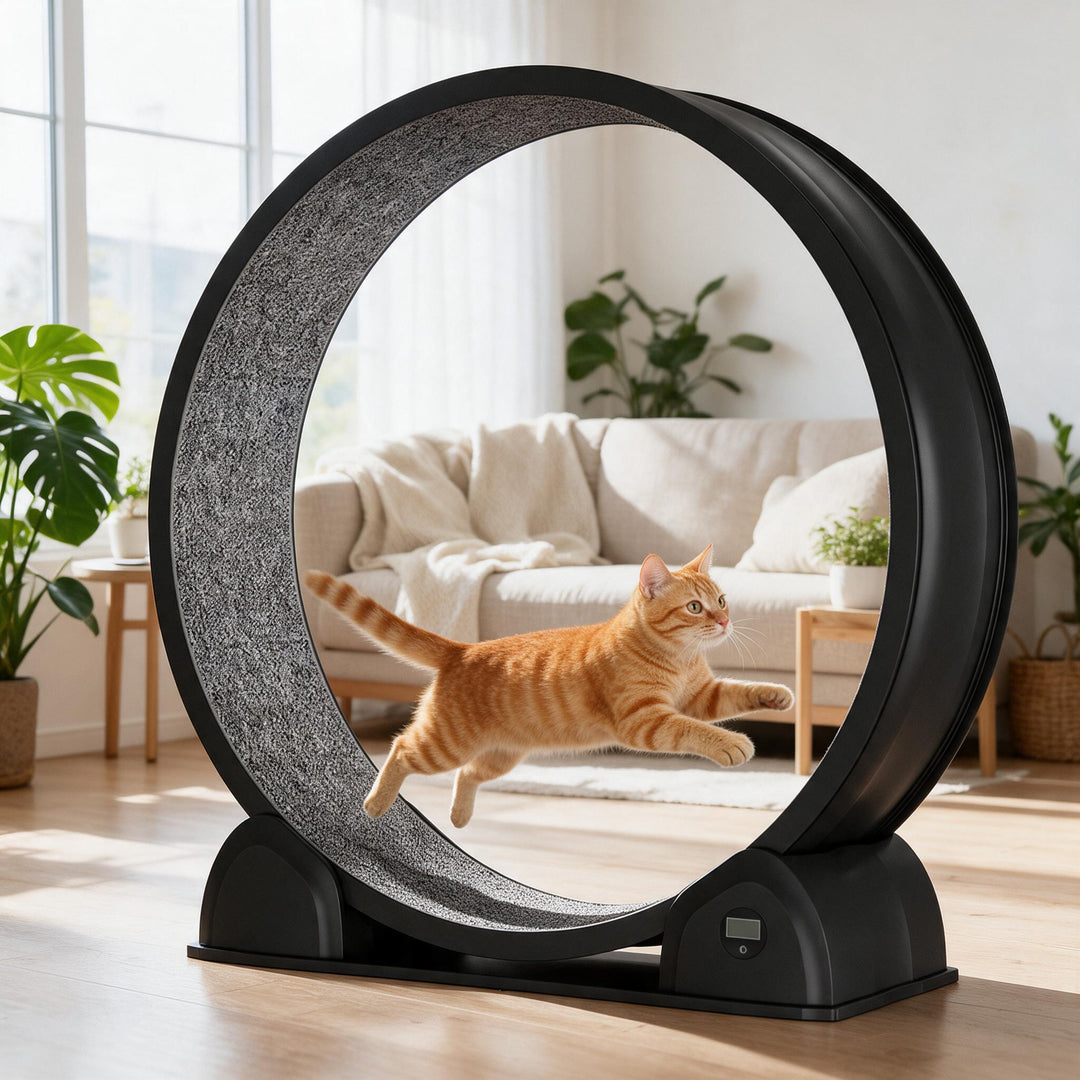 Silent Cat Exercise Wheel With Pedometer