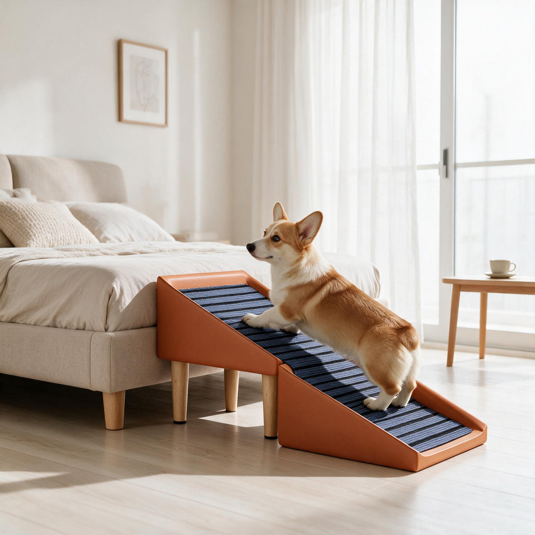 Foldable Slant Ramp Stool Ottoman