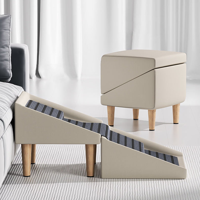 Foldable Slant Ramp Stool Ottoman