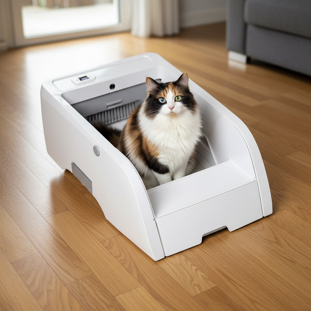 Automatic Open-Top Litter Box