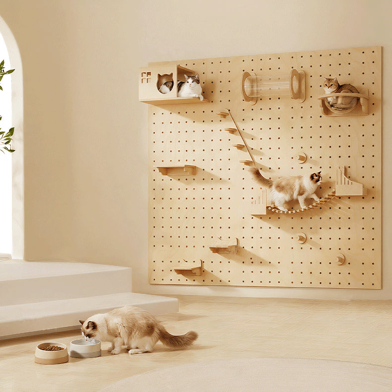 DIY Wall-Mounted Cat Adventure Board