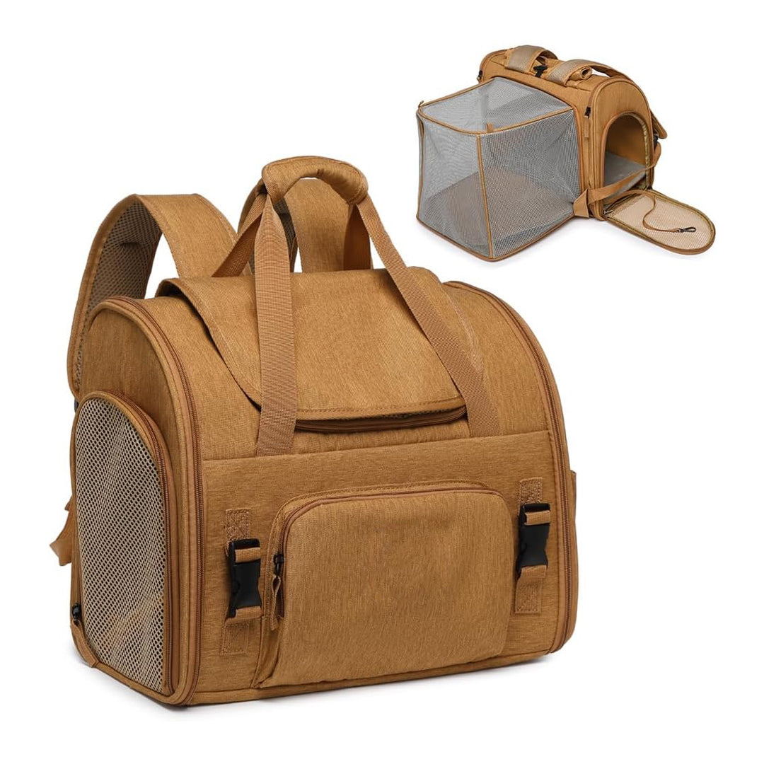Travel-Ready Expandable Pet Backpack