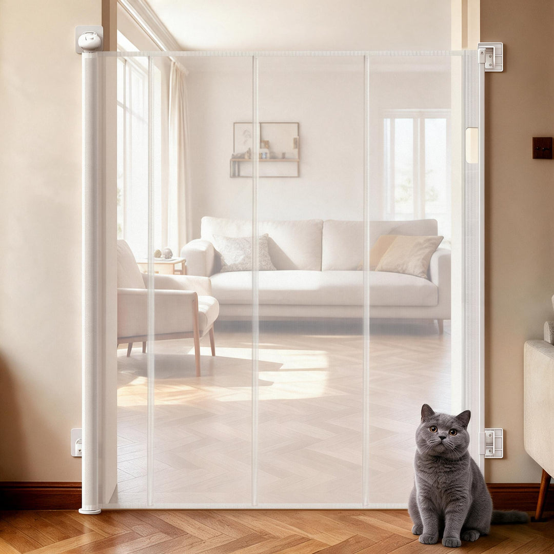 Adjustable Mesh Pet Gate