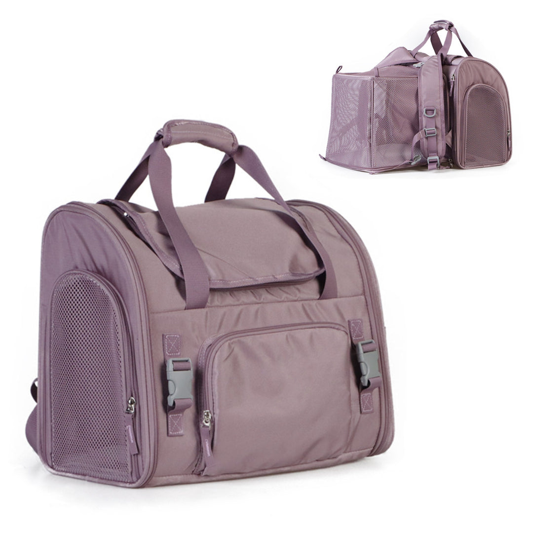 Travel-Ready Expandable Pet Backpack
