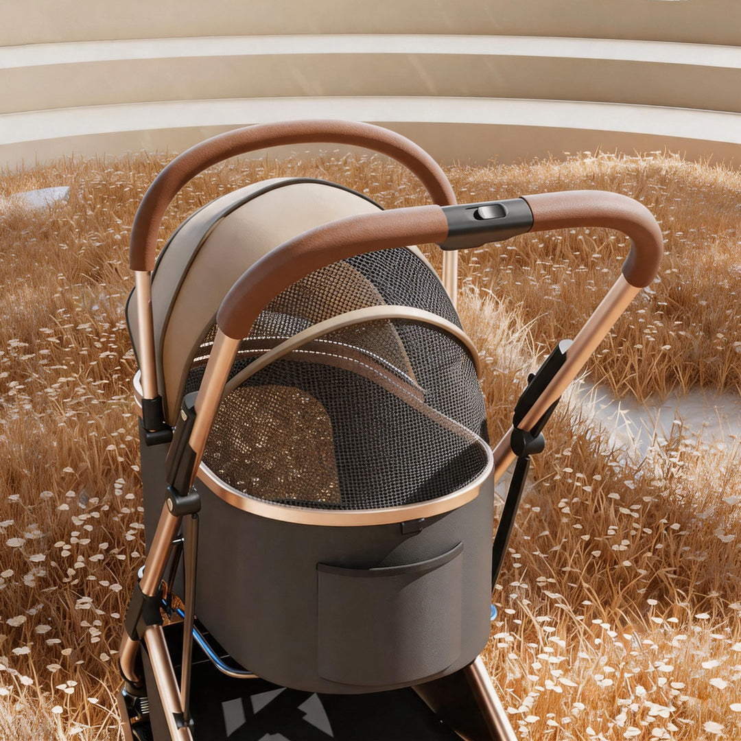 2-in-1 Foldable Pet Stroller