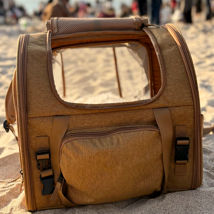 Travel-Ready Expandable Pet Backpack