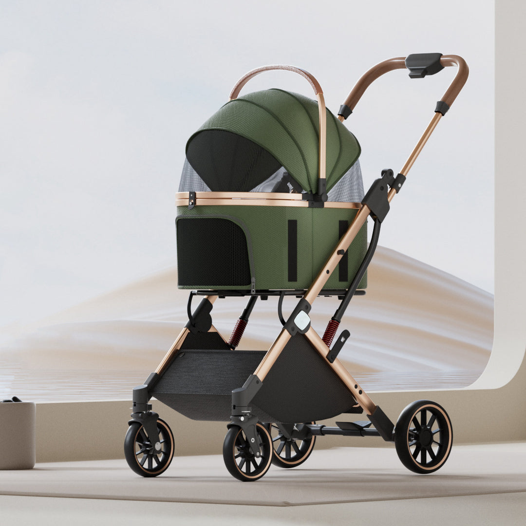 2-in-1 Foldable Pet Stroller