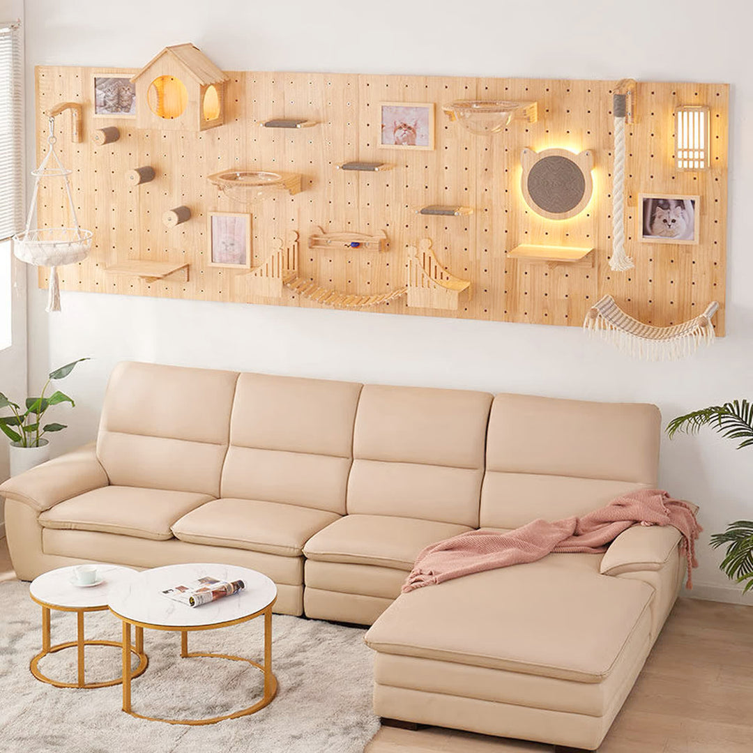 DIY Wall-Mounted Cat Adventure Board