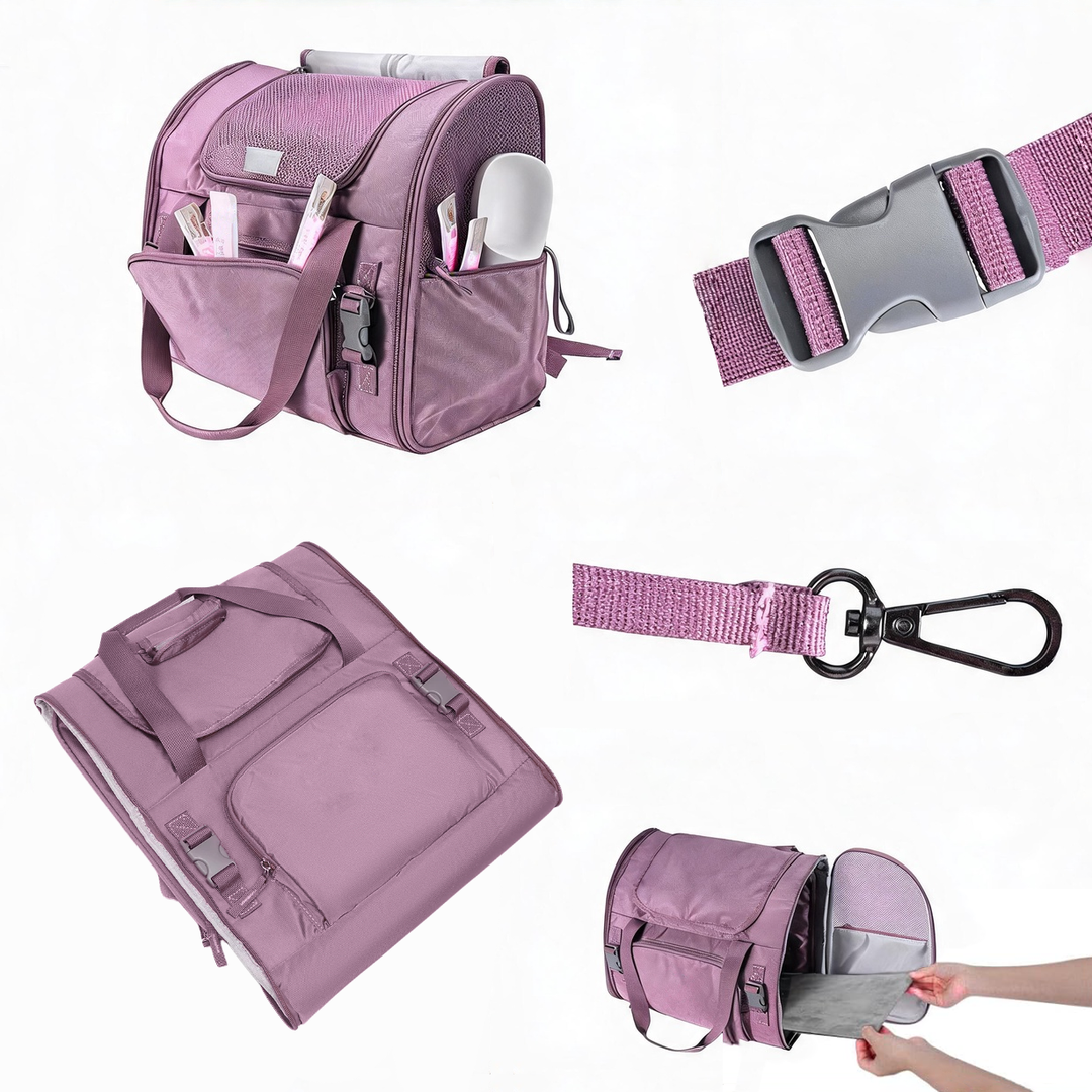 Travel-Ready Expandable Pet Backpack