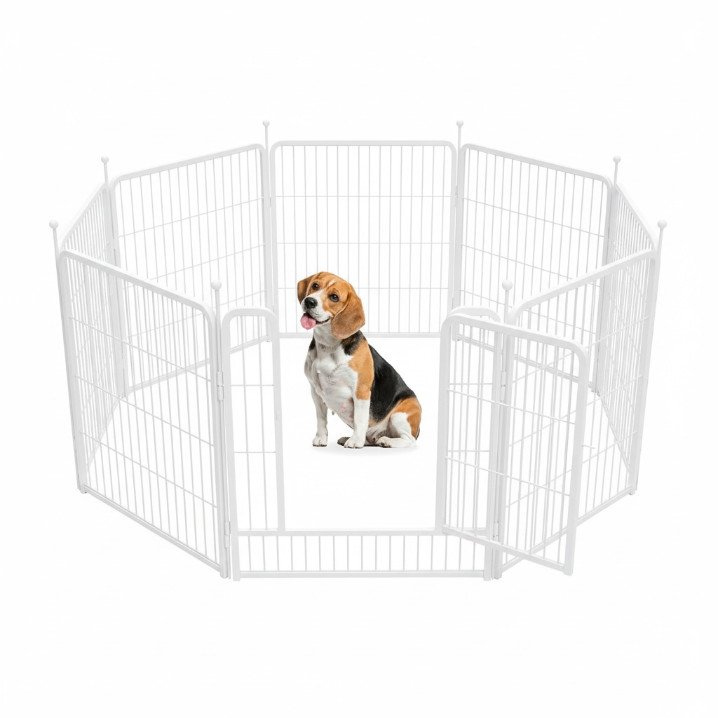 Extendable Modular Pet Playpen (8-Pcs Set)