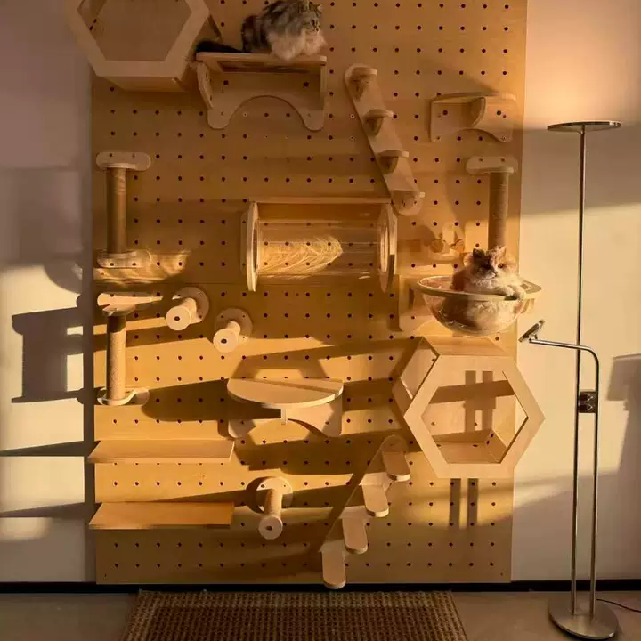 DIY Wall-Mounted Cat Adventure Board