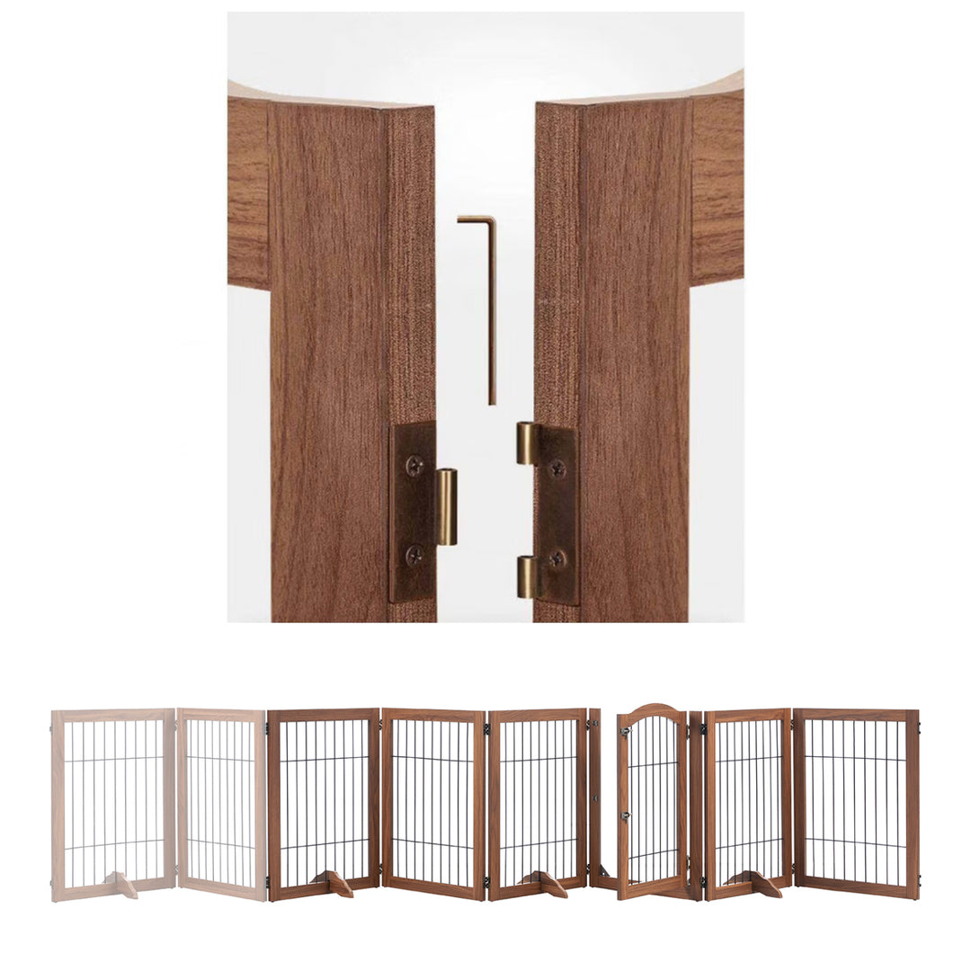 Expandable Timber Pet Playpen (6-Pcs Set)