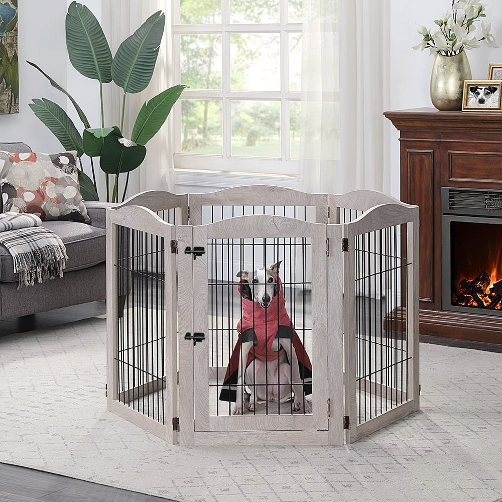 Expandable Timber Pet Playpen (6-Pcs Set)