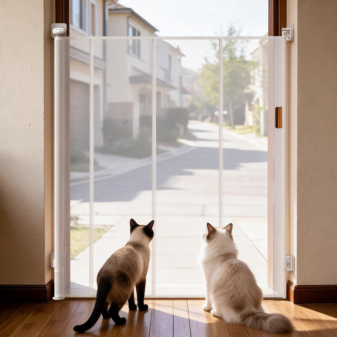 Adjustable Mesh Pet Gate