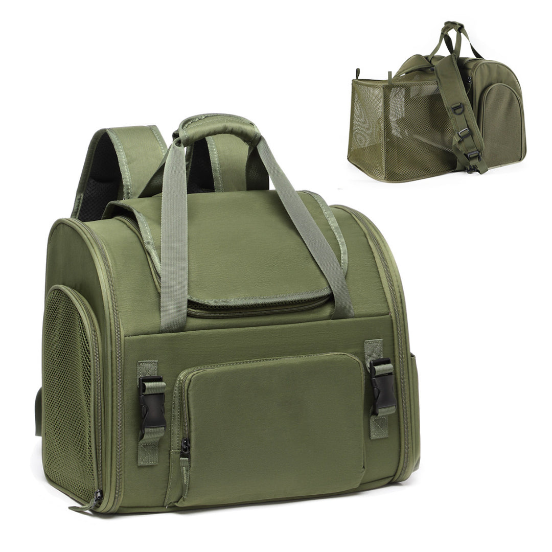 Travel-Ready Expandable Pet Backpack