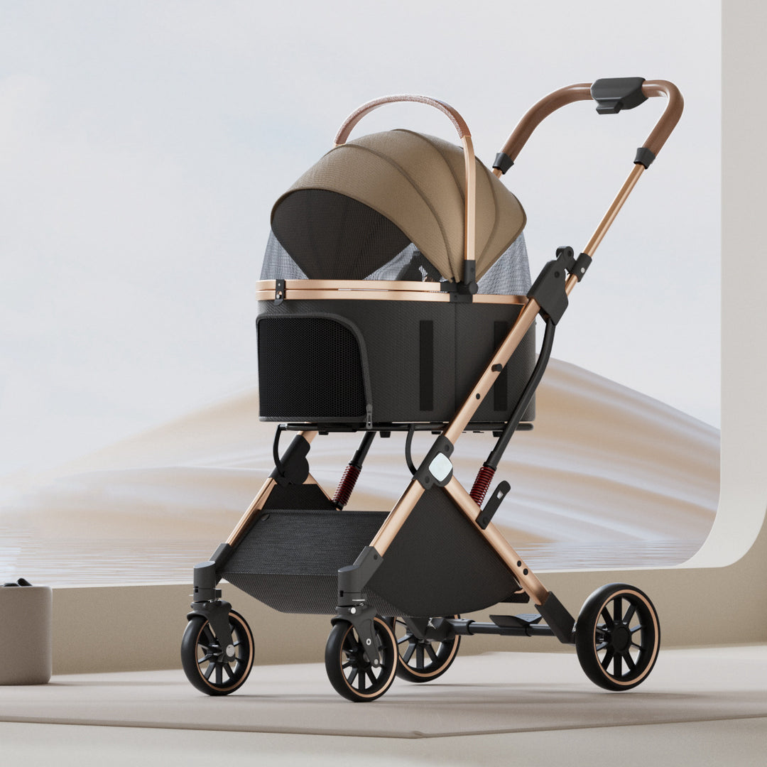 2-in-1 Foldable Pet Stroller
