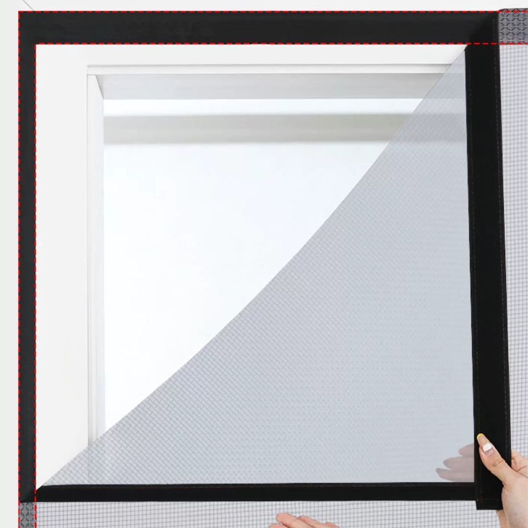 Zip-In Mesh Cat Door Curtain