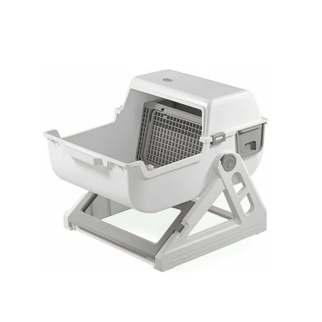 Semi-Auto Flip Cleaning Litter Box