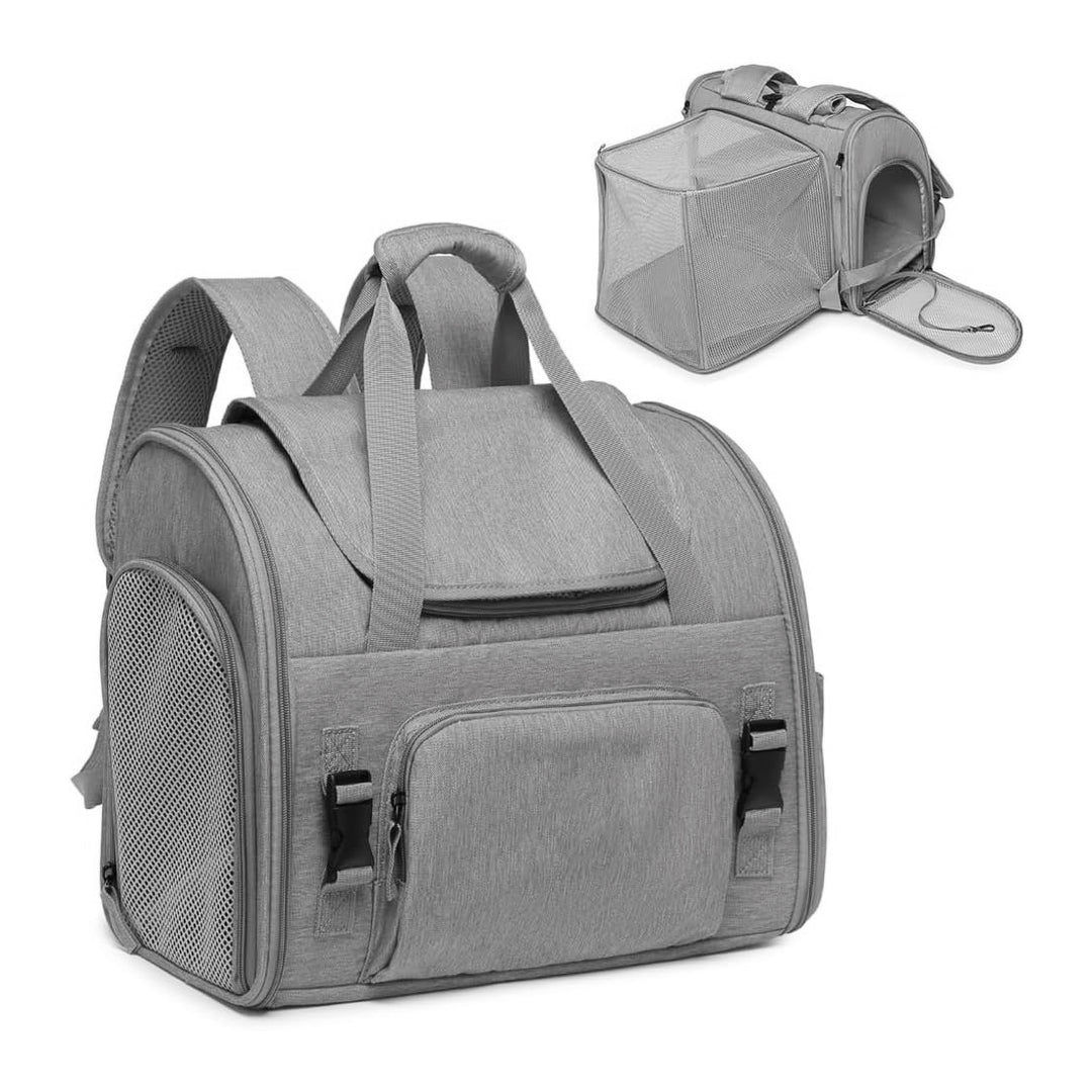 Travel-Ready Expandable Pet Backpack
