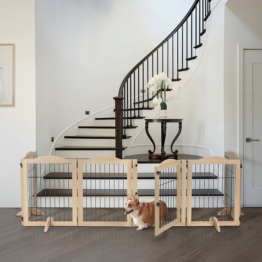 Expandable Timber Pet Playpen (6-Pcs Set)