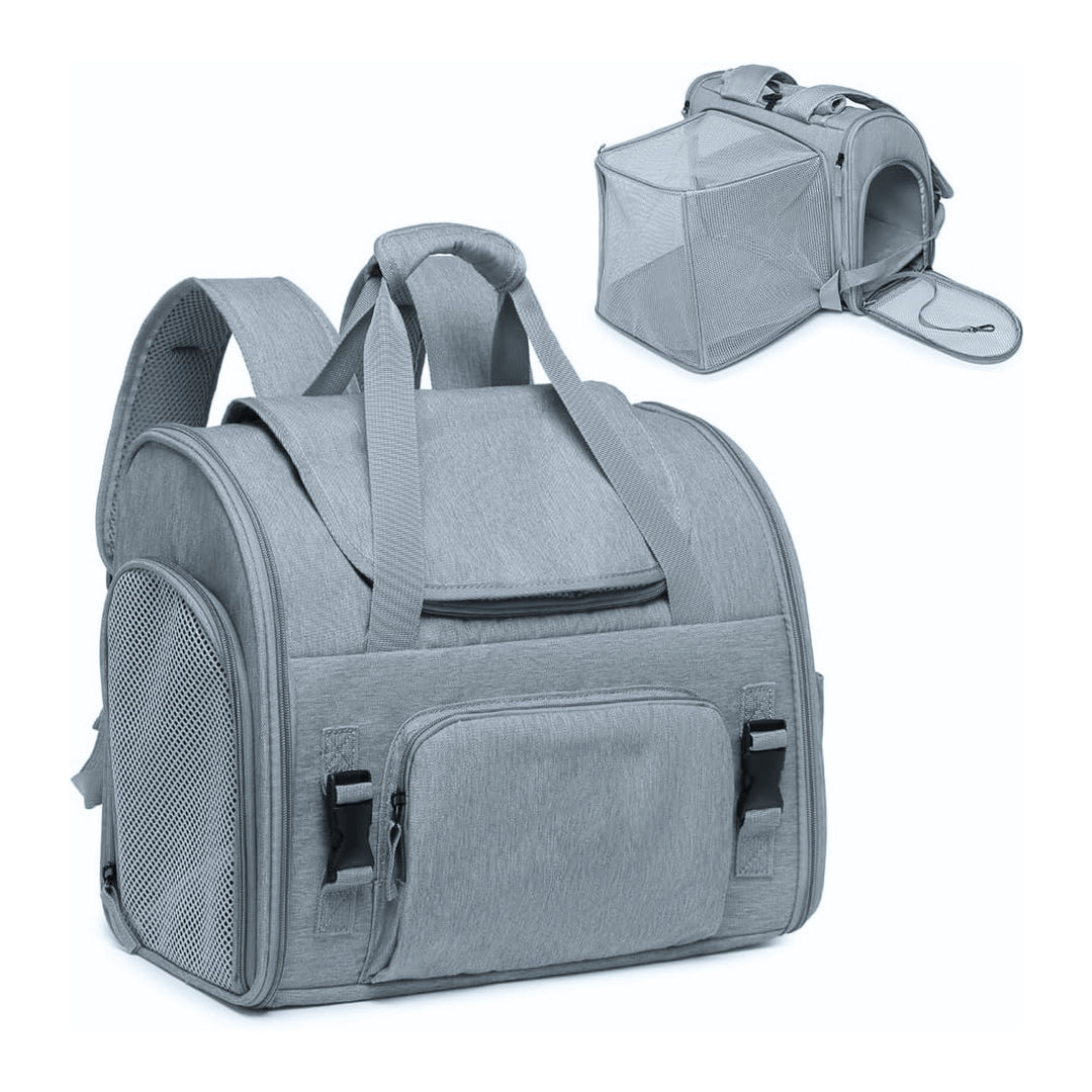 Travel-Ready Expandable Pet Backpack