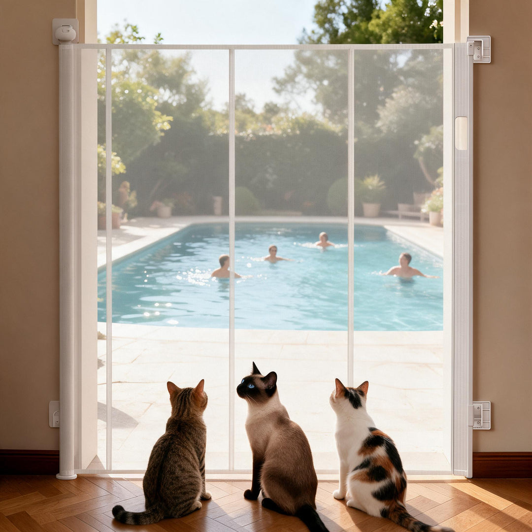 Adjustable Mesh Pet Gate