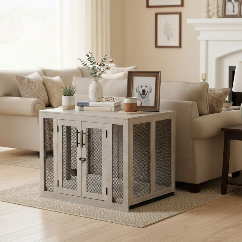 Rustic Dog Crate