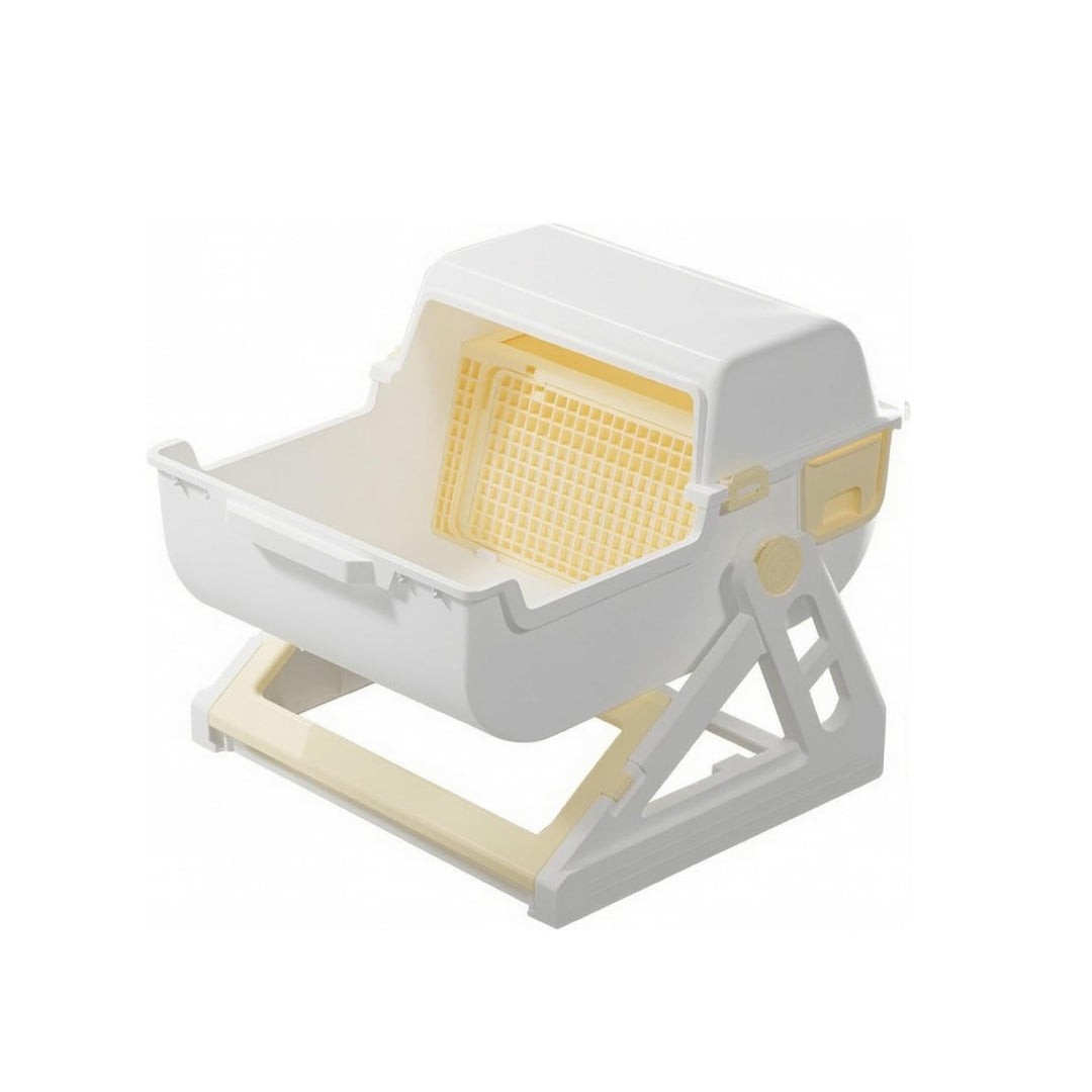 Semi-Auto Flip Cleaning Litter Box