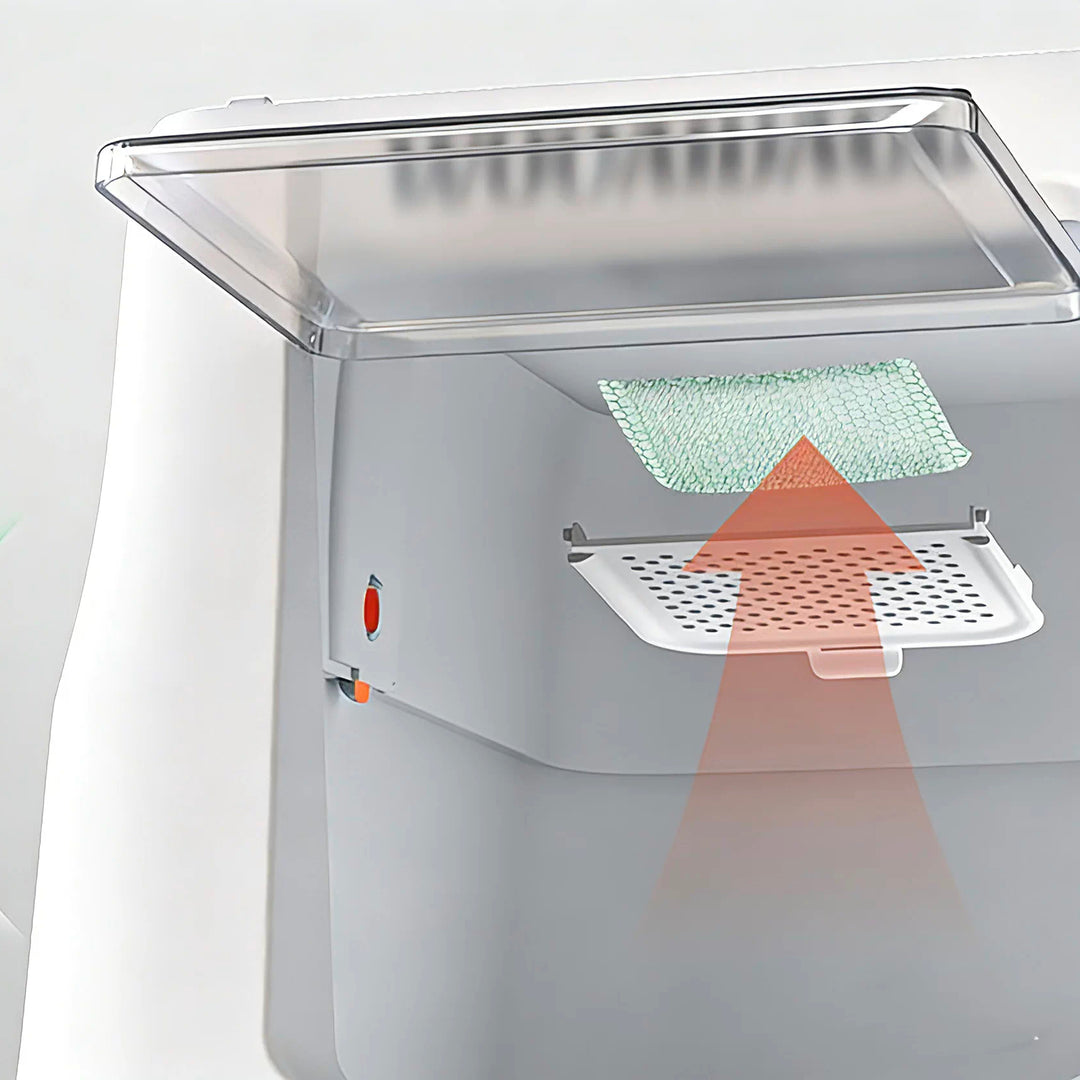 Stainless Steel Drawer Cat Litter Box Set