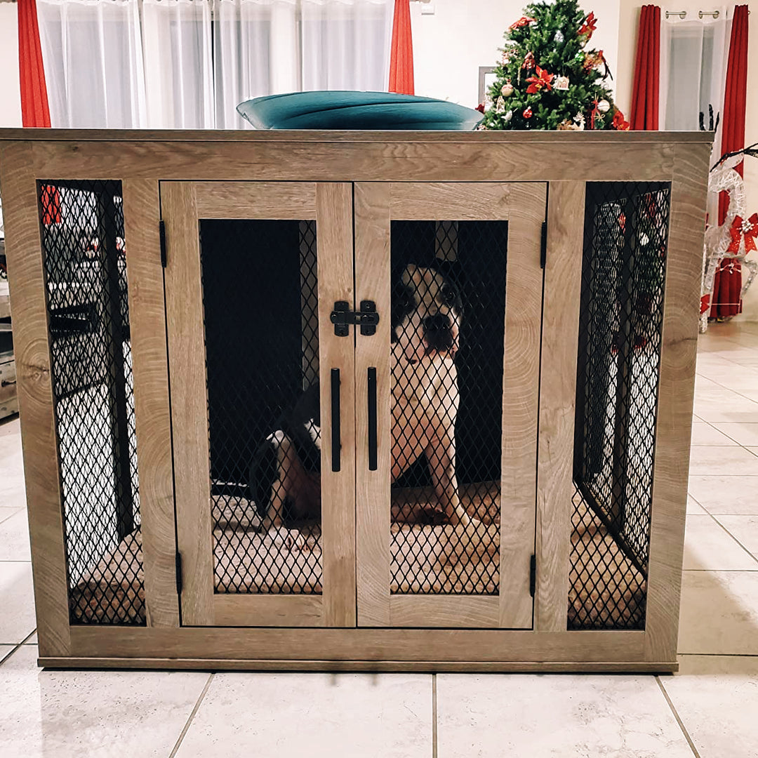 Rustic Dog Crate