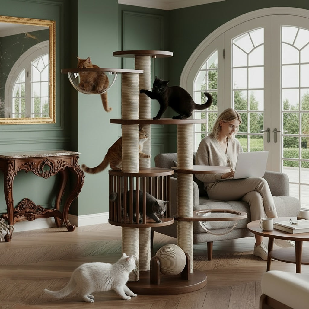 Multi-Tier Cat Tree Tower