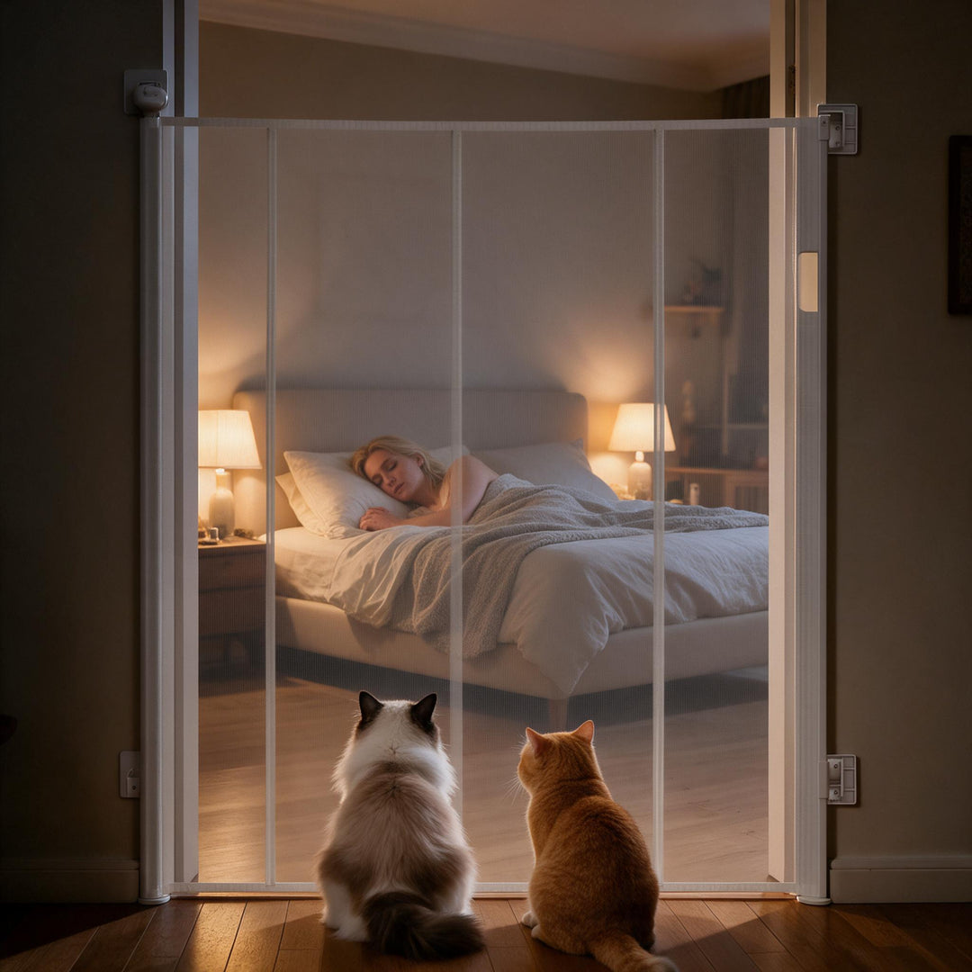 Adjustable Mesh Pet Gate