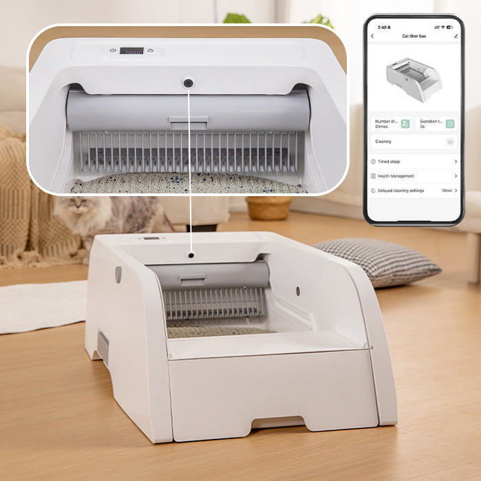 Automatic Open-Top Litter Box