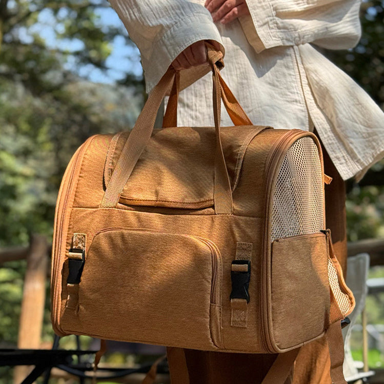 Travel-Ready Expandable Pet Backpack
