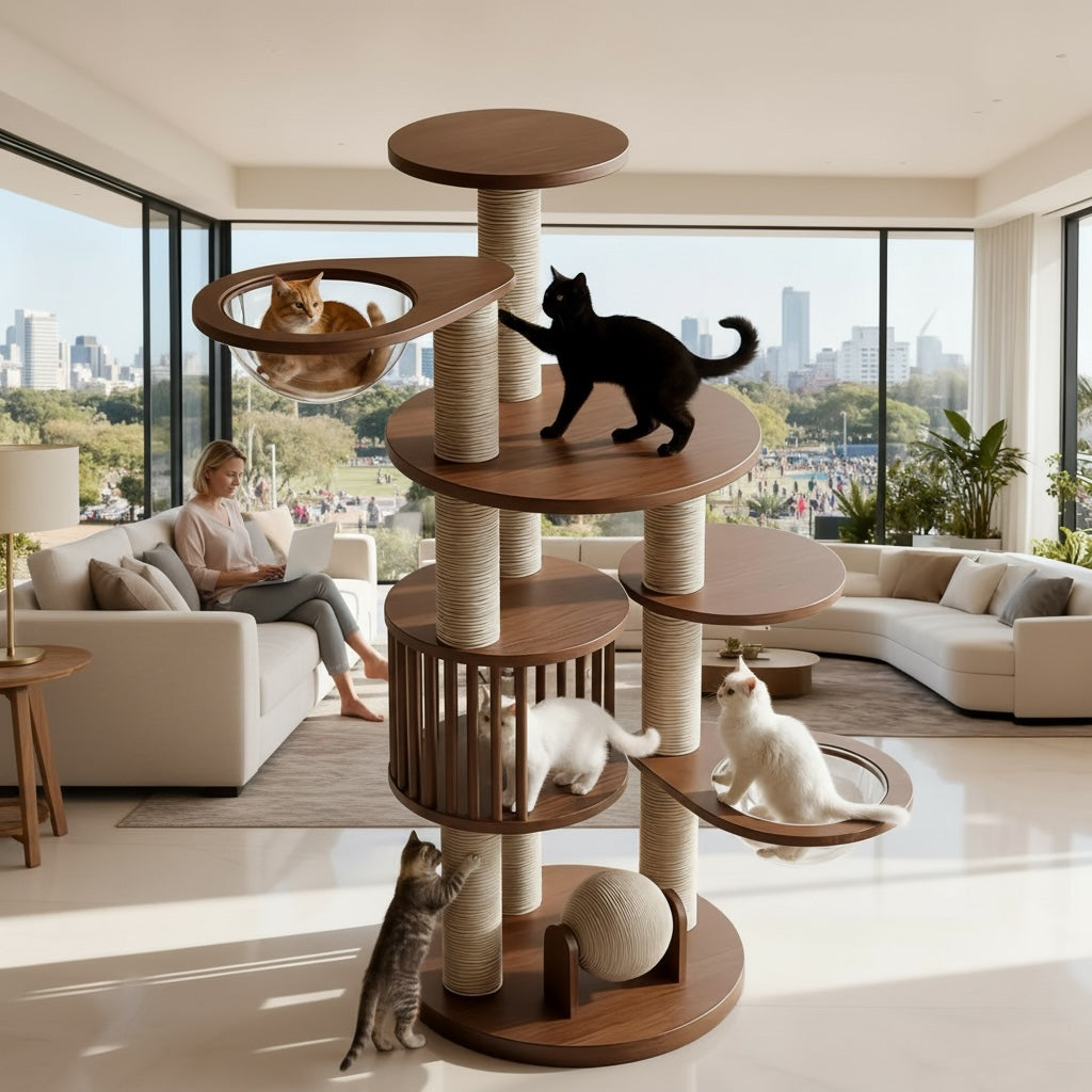 Multi-Tier Cat Tree Tower
