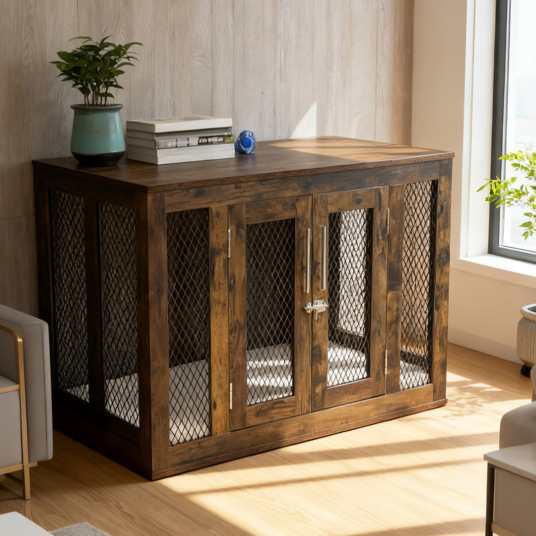 Rustic Dog Crate