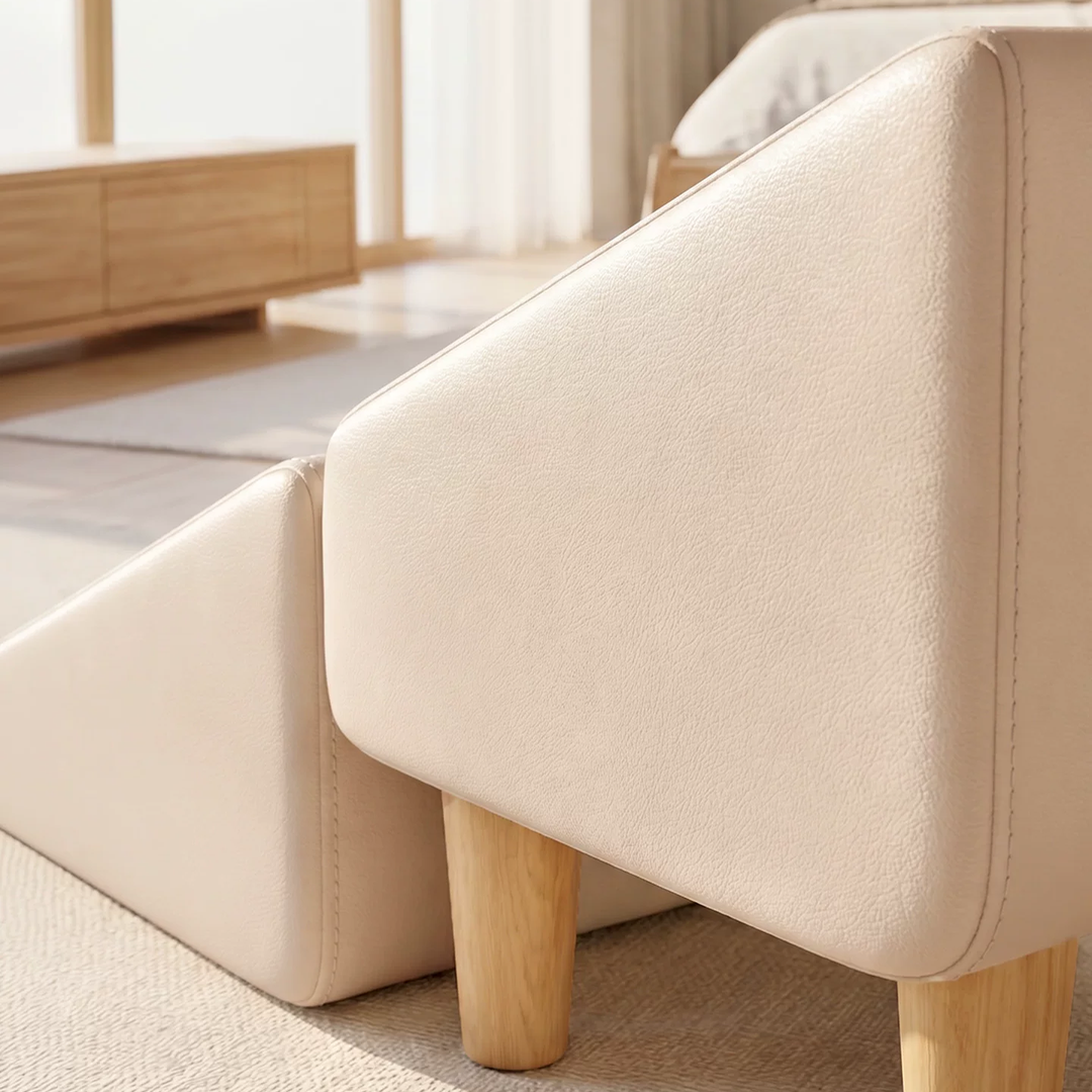 Foldable Slant Ramp Stool Ottoman