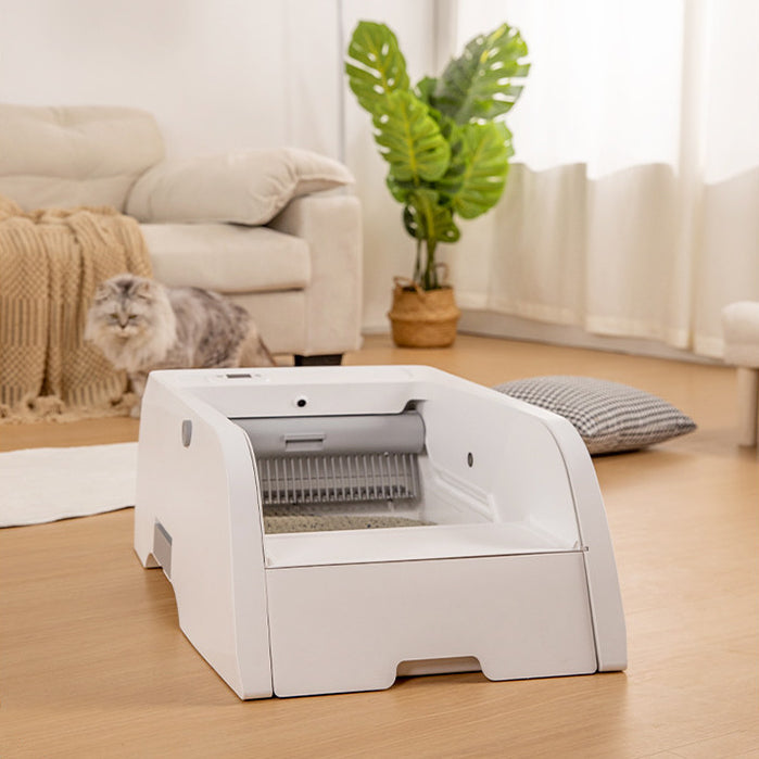 Automatic Open-Top Litter Box