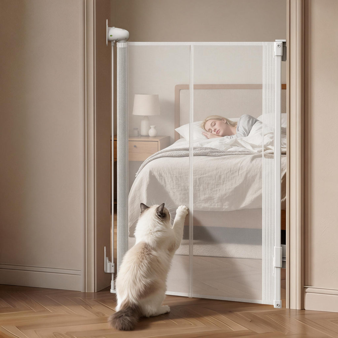 Adjustable Mesh Pet Gate