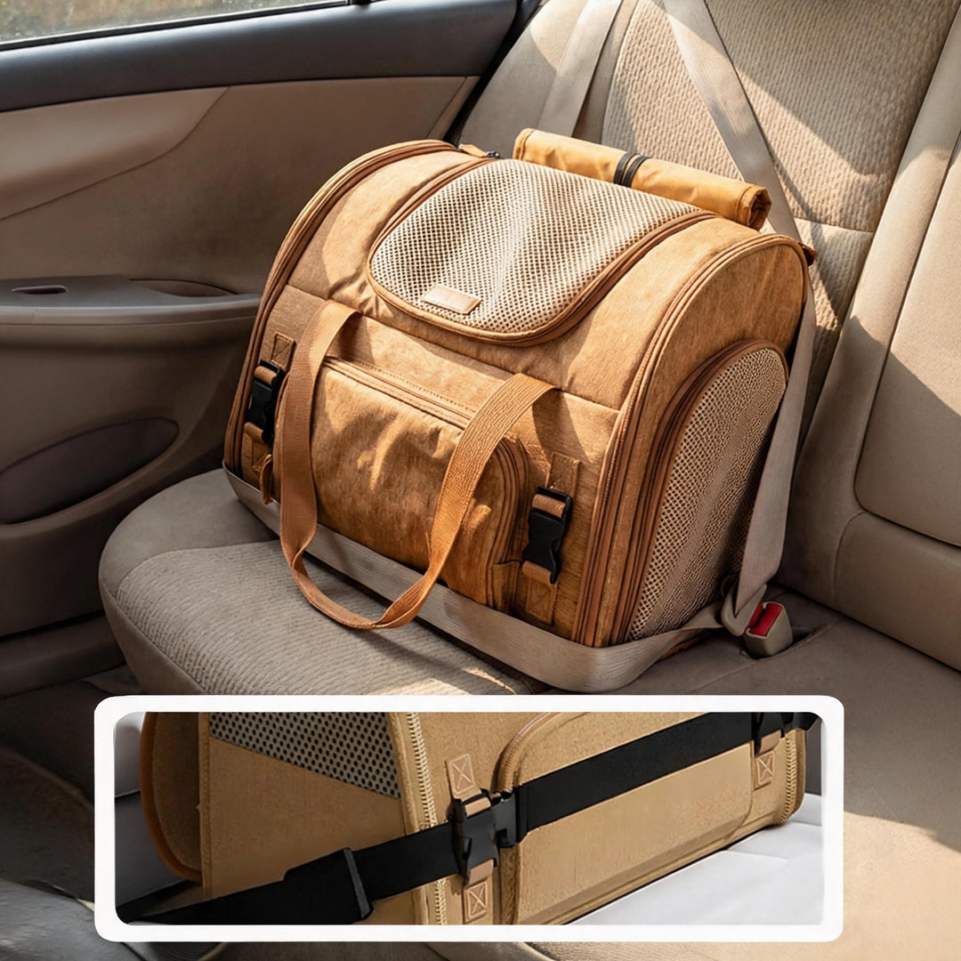 Travel-Ready Expandable Pet Backpack