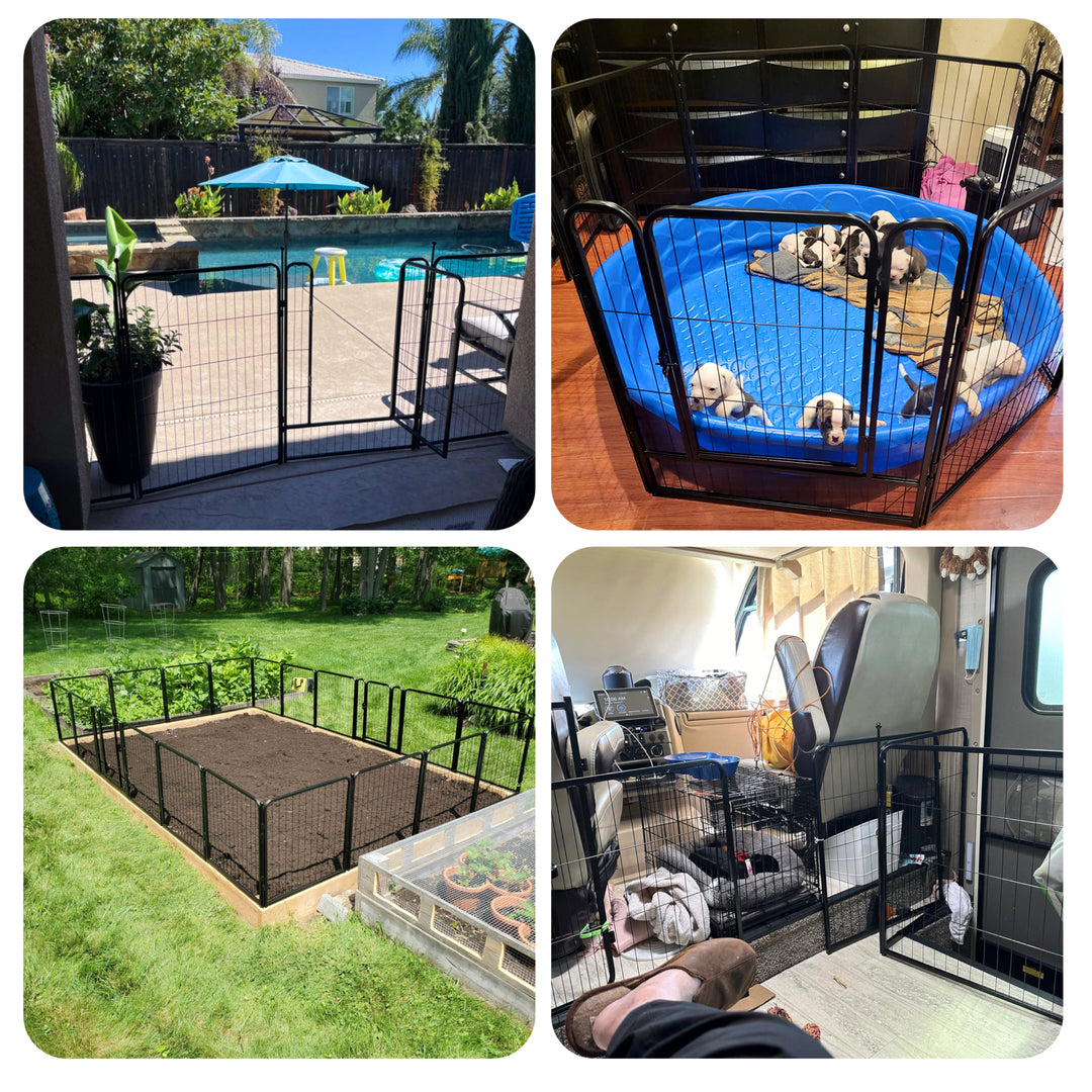 Extendable Modular Pet Playpen (8-Pcs Set)