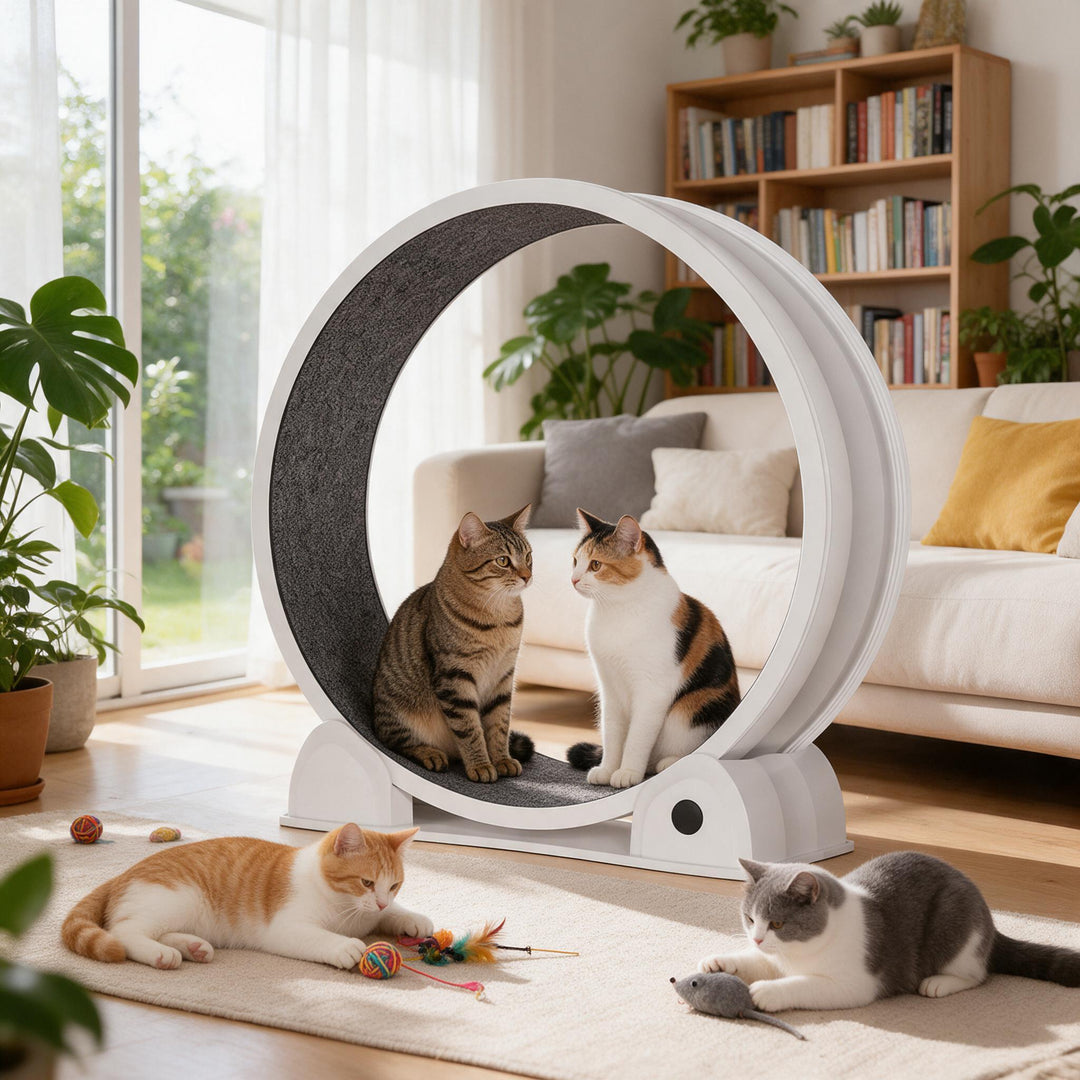 Silent Cat Exercise Wheel With Pedometer