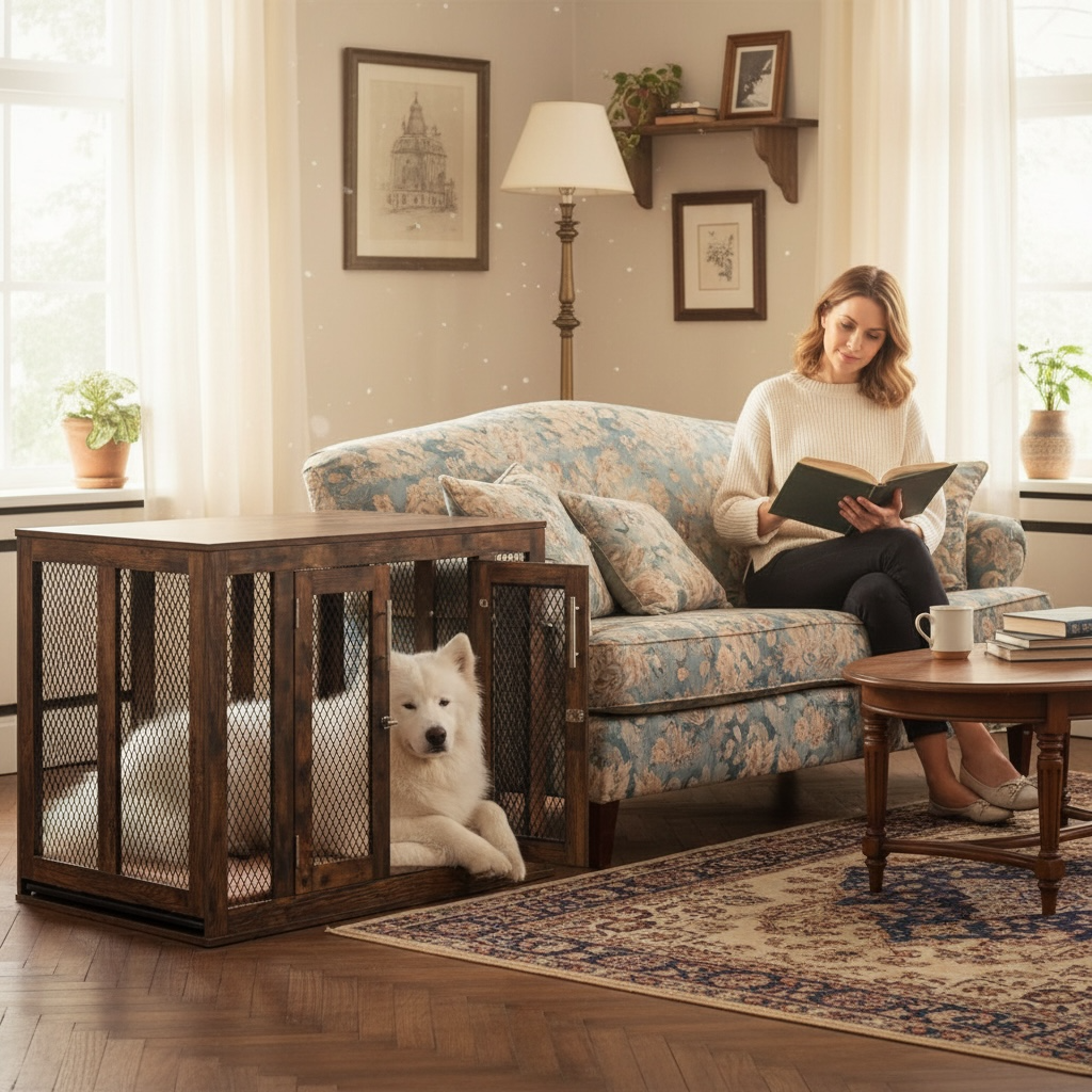 Rustic Dog Crate