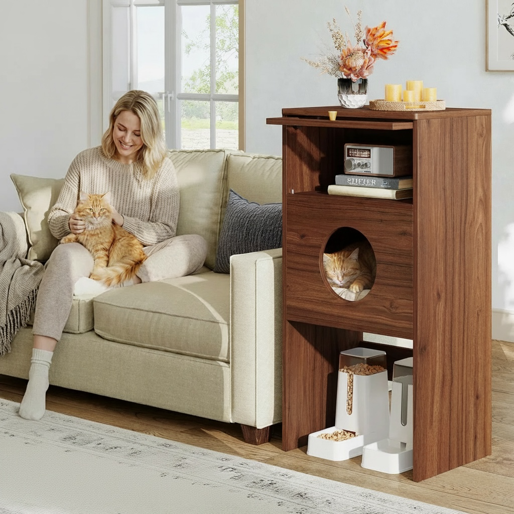 Cat Nest Storage Cabinet