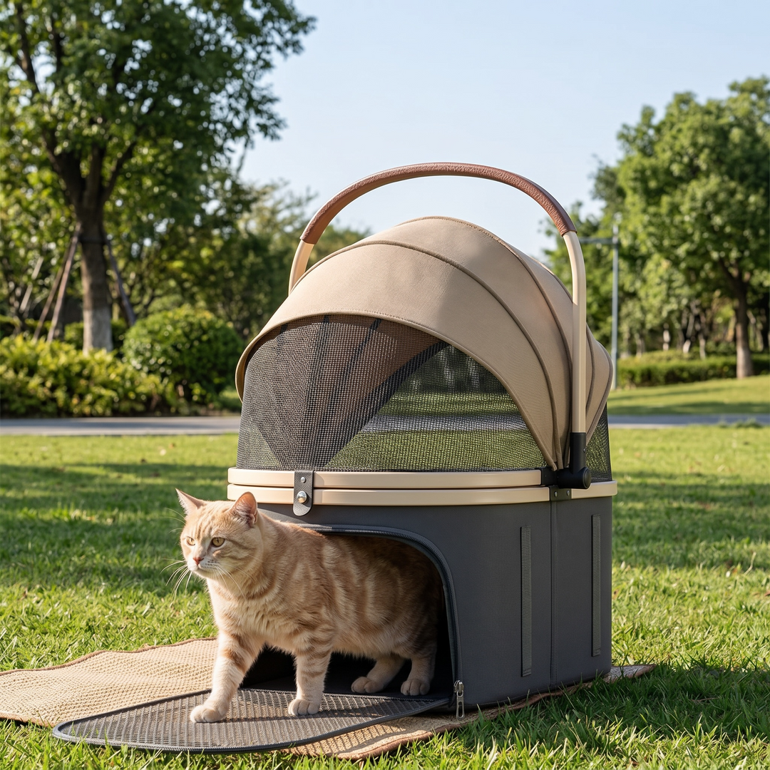 2-in-1 Foldable Pet Stroller