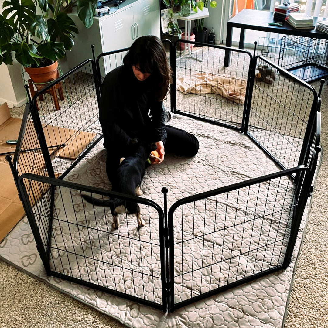 Extendable Modular Pet Playpen (8-Pcs Set)