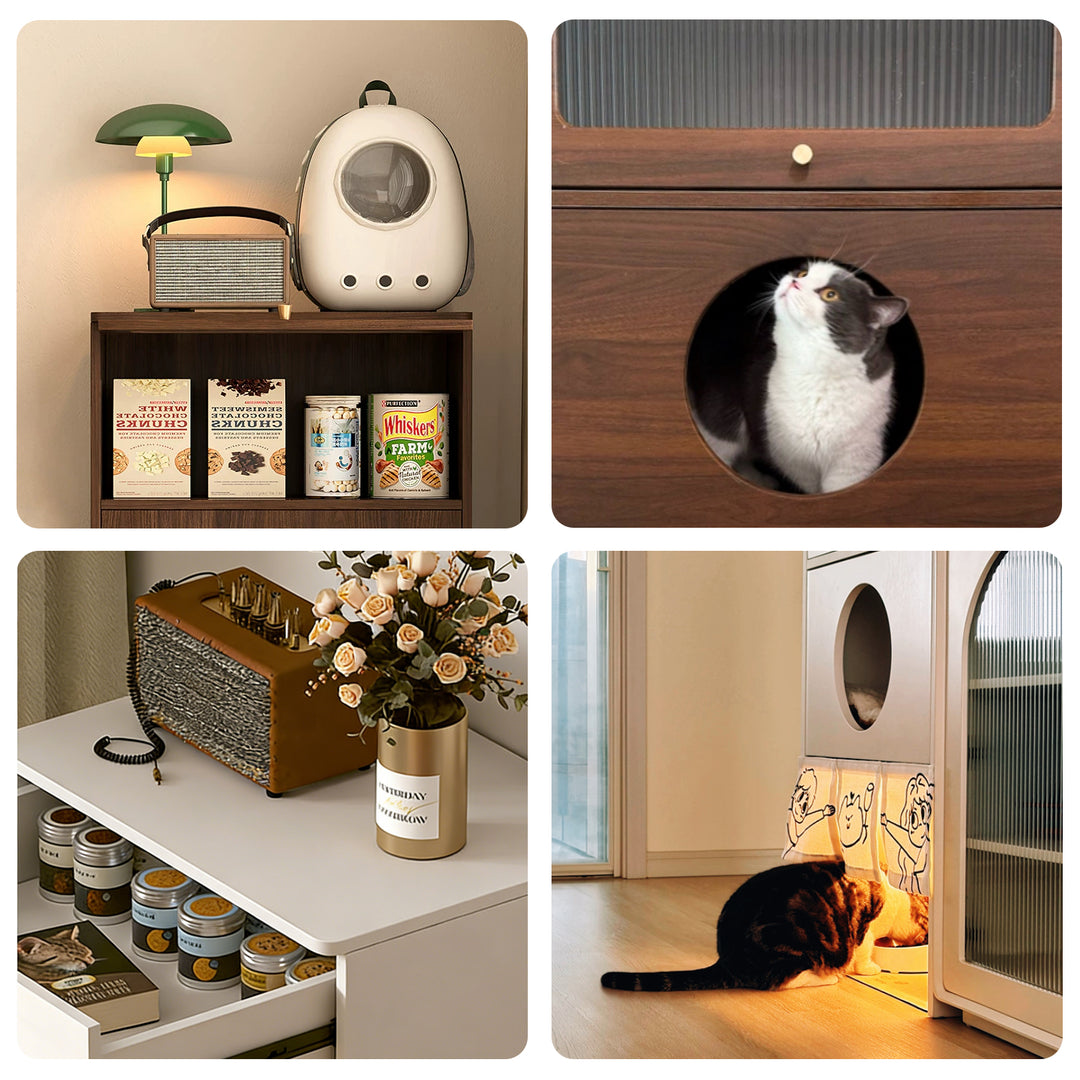 Cat Nest Storage Cabinet