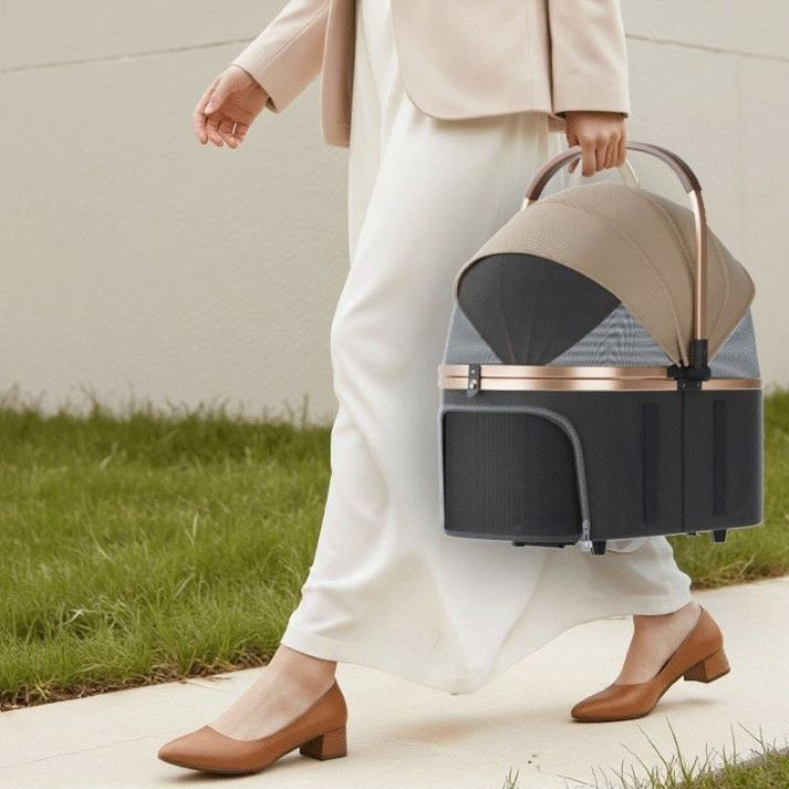 2-in-1 Foldable Pet Stroller