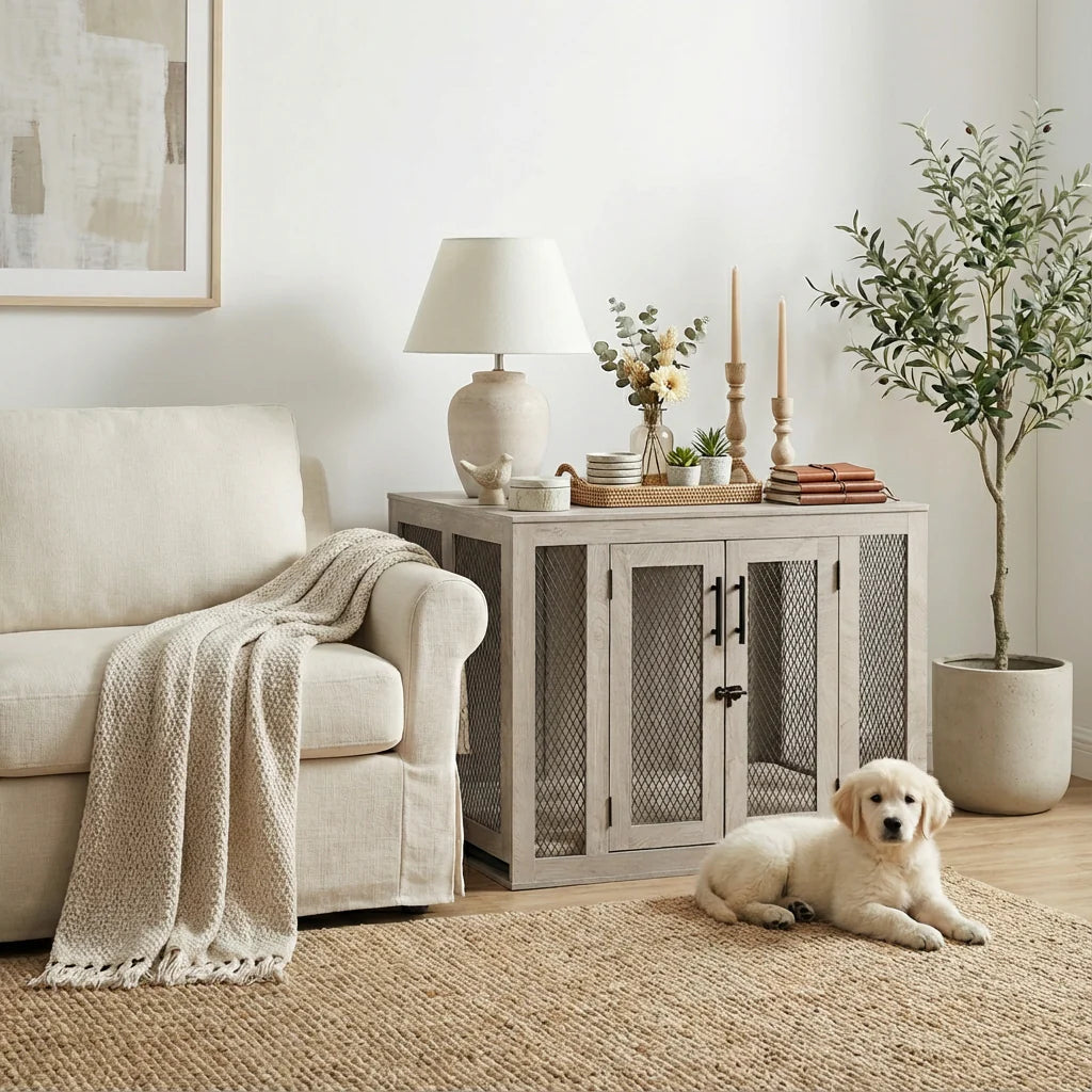 Rustic Dog Crate